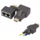 HDMI удължител, No brand, През LAN CAT-5e/6, Черен - 17165