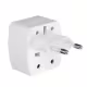 Преходник LDNIO Z4, EU/US/UK/AU към EU/US/UK/AU, 220V, Универсален, Бял - 14746