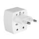 Преходник LDNIO Z4, EU/US/UK/AU към EU/US/UK/AU, 220V, Универсален, Бял - 14746