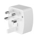 Преходник LDNIO Z4, EU/US/UK/AU към EU/US/UK/AU, 220V, Универсален, Бял - 14746