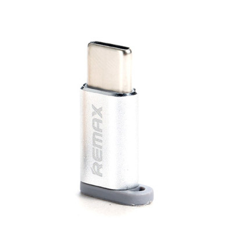 Преходник Micro USB към USB 3.1 Type-C, Remax RA-USB1, сребрист - 17158