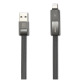 Кабел за данни 2 в 1, micro USB  Iphone Lighting, Remax Strive RC-042t, 1м, Черен - 14335
