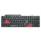 Мултимедийна клавиатура DeTech DE6085, USB, Кирилизирана, Черен - 6085