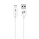 Мрежово зарядно устройство, DeTech, DE-11C, 5V/1A, 220V,1 x USB, С Type-C кабел, 1.0m, Бял - 14117