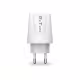 Мрежово зарядно устройство, DeTech, DE-01, 5V/2.1A 220V, 2 x USB, Бял - 14118