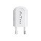 Мрежово зарядно устройство, DeTech, DE-11, 5V/1A 220V, 1 x USB, Бял - 14114