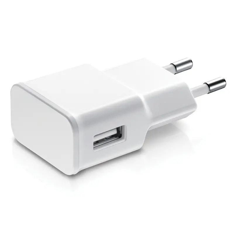 Мрежово зарядно устройство, No brand, Adaptive Fast Charging, 1 x USB, С Micro USB кабел, Бял - 14864