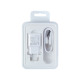 Мрежово зарядно устройство, No brand, Adaptive Fast Charging, 1 x USB, С Micro USB кабел, Бял - 14862