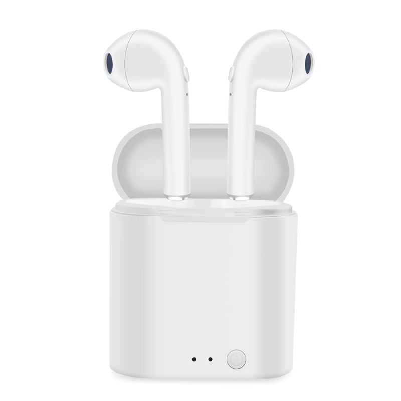 Bluetooth слушалки No brand, HBQ i7 TWS, Бял – 20407