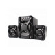 Тонколони Kisonli U-2500BT, Bluetooth, 5W+3W*2, USB, Черен - 22115