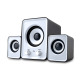 Тонколони, Kisonli U-2400, 5W+3W*2, USB, Различни цветове - 22087