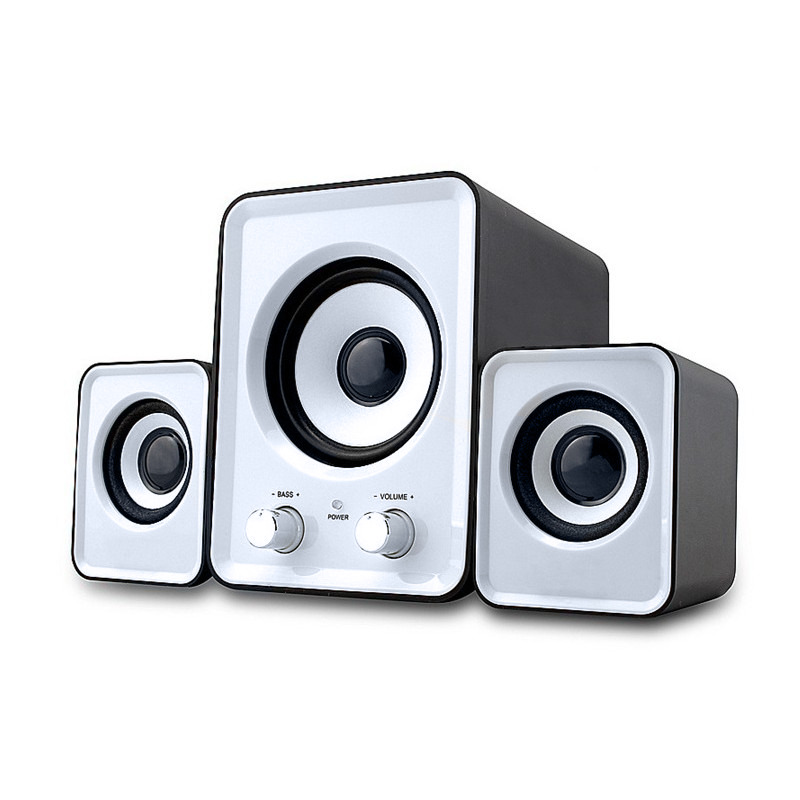 Тонколони, Kisonli U-2400, 5W+3W*2, USB, Различни цветове - 22087
