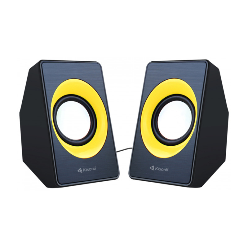 Тонколони, Kisonli, A-303, 2x3W, USB, Различни цветове - 22086