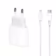 Мрежово зарядно устройство No brand, iPhone 11 Pro, 1xType-C PD, 5V/3.0A, + Кабел Type-C към Lightning , 1.0m, Бял - 14991