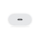 Мрежово зарядно устройство No brand, iPhone 11 Pro, 1xType-C PD, 5V/3.0A, + Кабел Type-C към Lightning , 1.0m, Бял - 14991