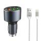 Зарядно устройство за кола LDNIO C703Q, Quick Charge 3.0, 3xUSB, С Lightning кабел (iPhone 5/6/7) - 14753
