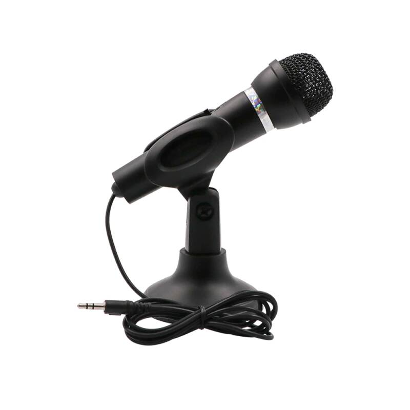 Микрофон No brand MC302, 3.5mm, Черен - 16021
