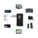 Bluetooth приемник, Earldom, M12, 3.5mm, Черен – 17276