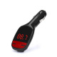 FM Трансмитер No brand FM01, USB, Micro SD, Черен – 17332