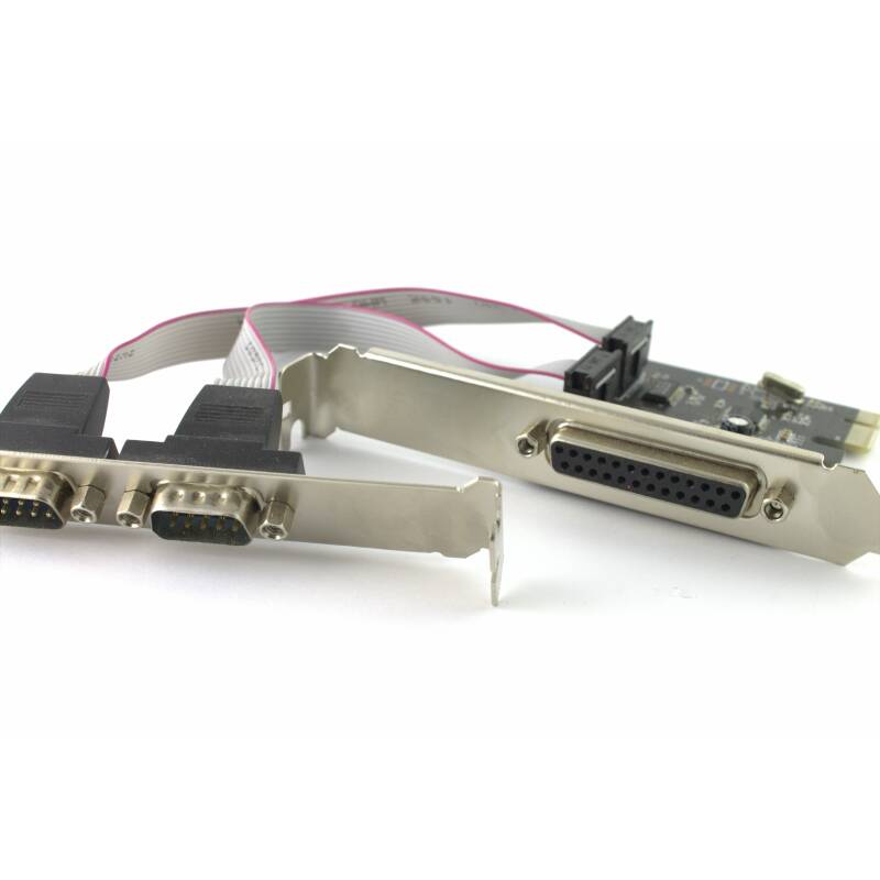 Платка PCI-E  към  Serial + Parallel port No brand-17474