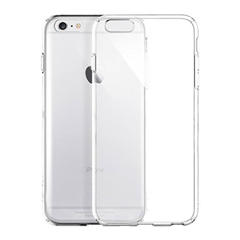 Протектор No brand за iPhone 6 Plus, Силикон, Ултра тънък 0,33мм, Прозрачен - 51096