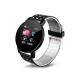 Смарт часовник No brand 119 Plus, 44mm, Bluetooth, IP67, Различни цветове - 73050