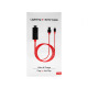 Кабел Earldom ET-W5,  Lightning MHL - HDMI + USB, 2.0m, Червен - 14931