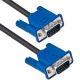 Кабел DeTech VGA - VGA, 1.8m, Ферит, Черен - 18035