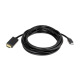 Кабел DeTech Mini DP - HDMI M/M, 14+1 cooper, 5м, Черен - 18281