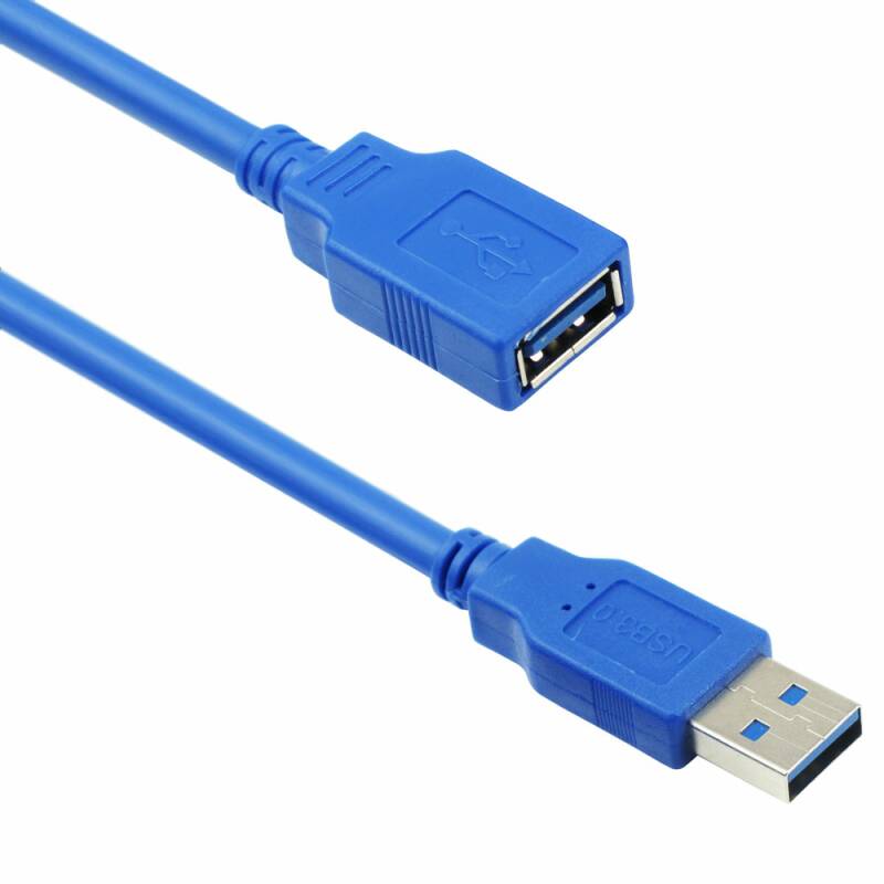 Кабел DeTech USB 3.0 AM / AF 1.5M - 18179