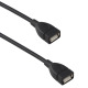 Кабел DeTech USB F - USB F High Quality, 3m -18012