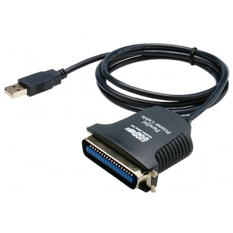 Кабел DeTech USB - Parallel port - 18122