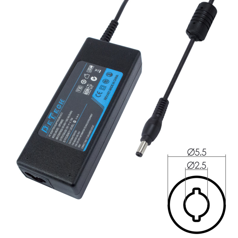 Адаптер DeTech за Asus 90W 19V/4.74A 5.5*2.5 - 264