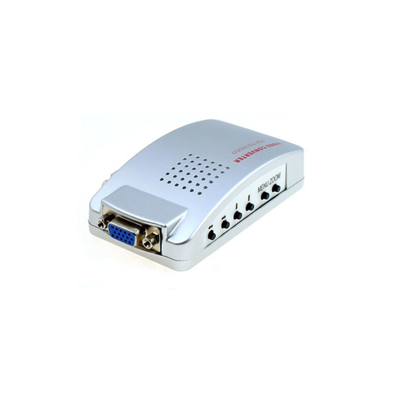 Конвертор, No brand, VGA към AV/S-Video+VGA, Сребрист - 18299