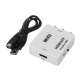 Конвертор, No brand, HDMI към AV (3RCA), Бял - 18301