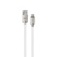 Кабел за данни, Earldom, EC-005m, Micro USB, 1.5м, Бял - 14903