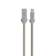 Кабел за данни, Earldom, ZA018, Аluminium, AMicro USB, 1.0м, Различни цветове - 14892