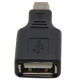Преходник DeTech USB F към Mini USB 5P M, Черен - 17133