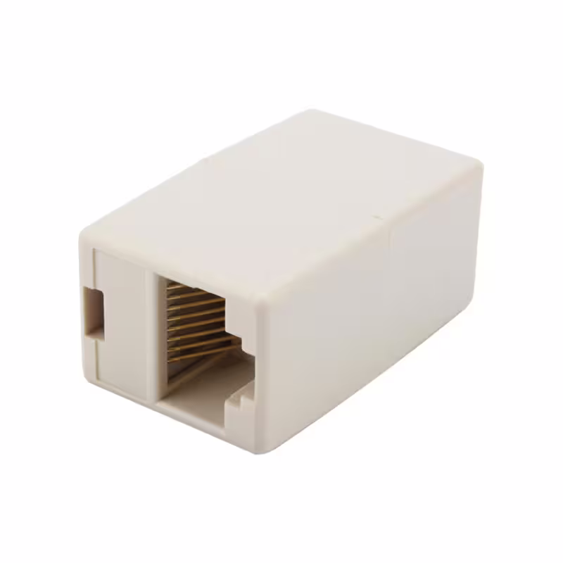 Букса DeTech RJ45  F/F, 5бр в пакет - 17143