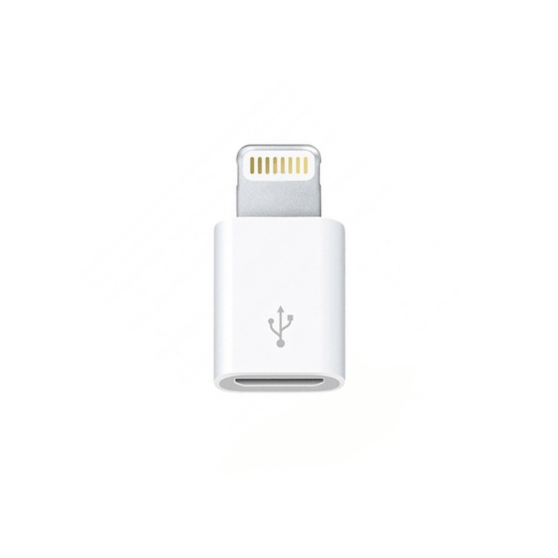 Преходник No brand, Micro USB към Lightning, Бял - 14978