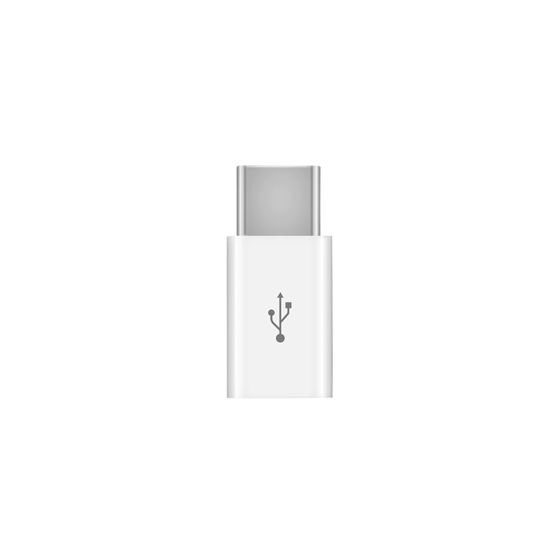 Преходник No brand, Micro USB към Type-C, Бял - 14977