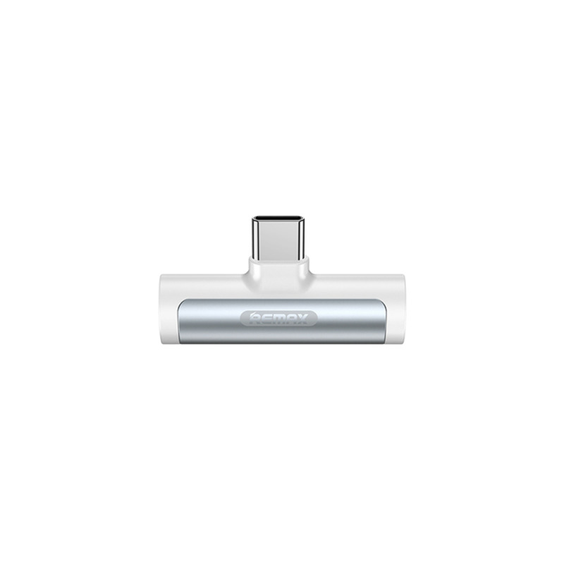 Преходник Remax Smooth RL-LA03, Type-C към 3,5mm + Type-C F, Различни цветове - 40023
