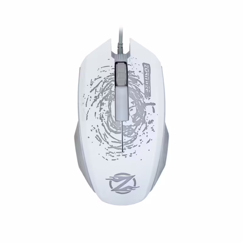 Геймърска мишка, ZornWee Pioneer XG73, Оптична, Бял - 610