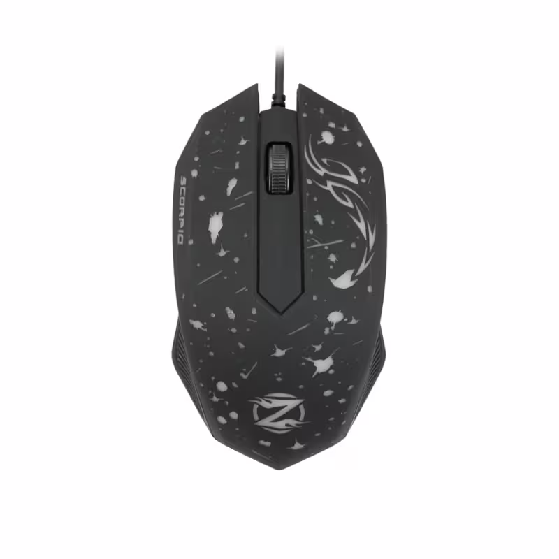 Геймърска мишка, ZornWee Walker, Оптична, Черен - 973