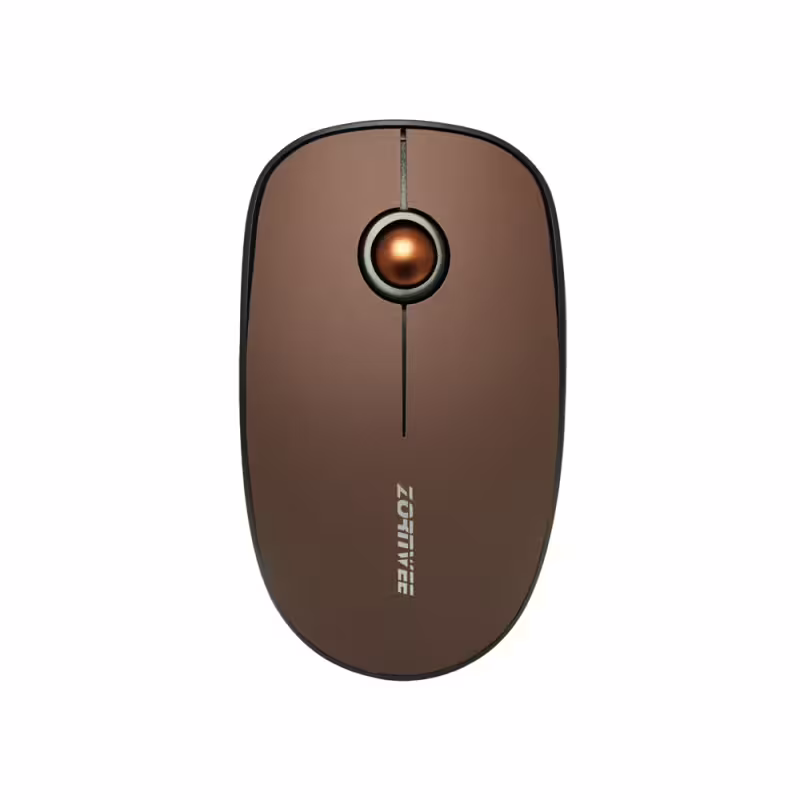 Мишка ZornWee W150, Безжична, Кафяв - 654