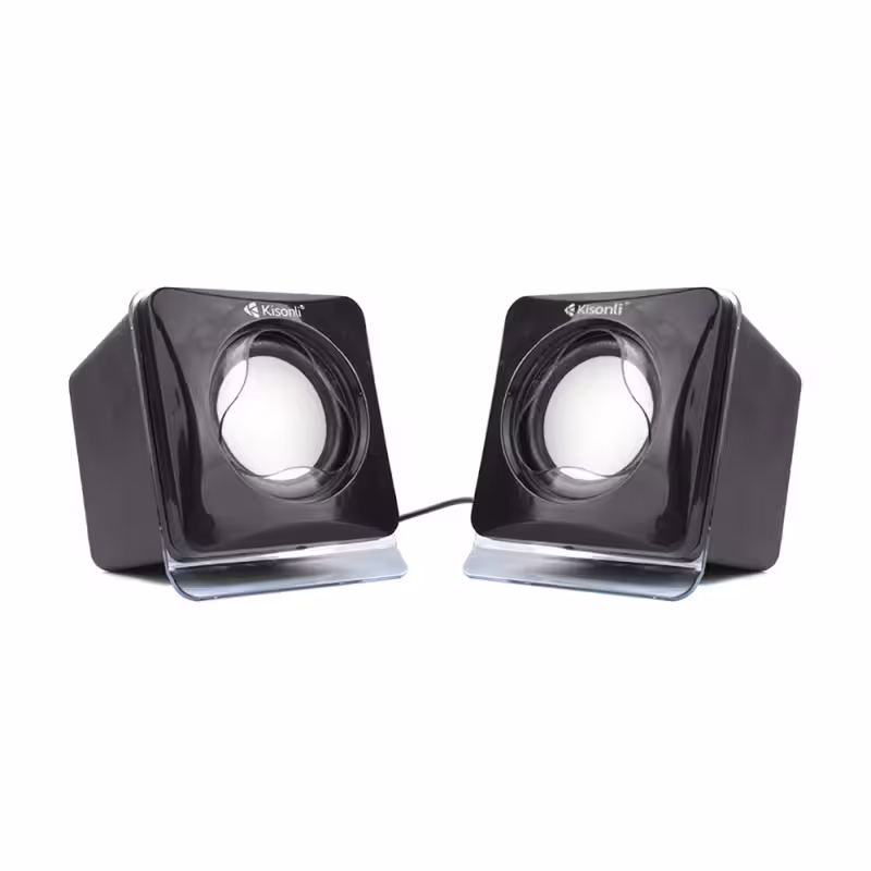 Тонколони Kisonli V410, 3W*2, USB, Черни - 22044