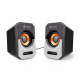 Тонколони Kisonli А-606, 3W*2, USB, Различни цветове - 22118