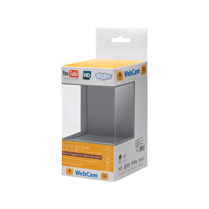 Уеб камера No brand BC2019, Микрофон, 480p, Черен - 3037