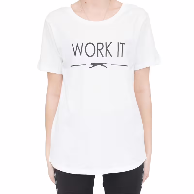 SLAZENGER Lisa Slimfit Tee White