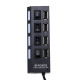 USB хъб No Brand, USB 2.0, 4 Порта, Черен - 12053